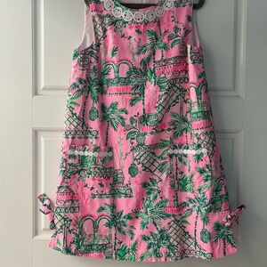 Lilly Pulitzer Pink and Green Tropical Dress